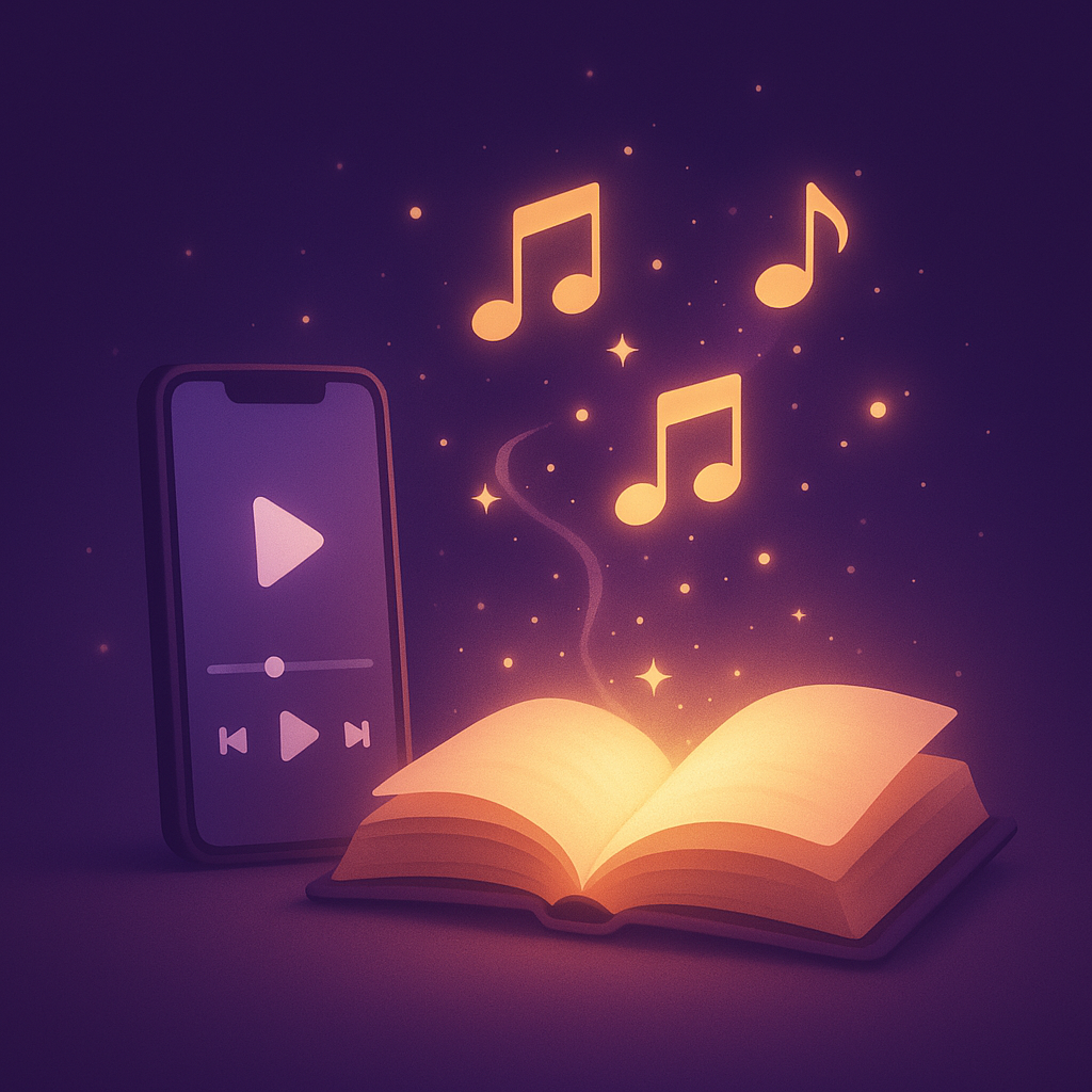 Téléphone et notes de musique
